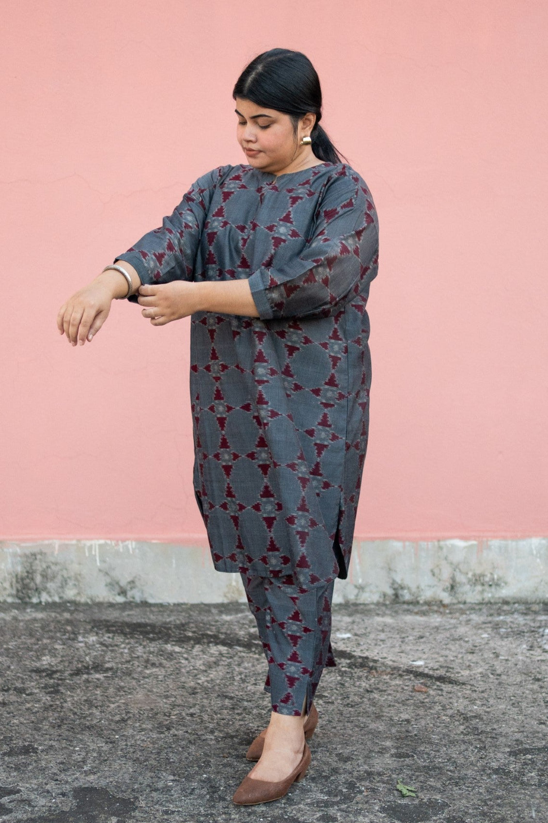 Arundhati Handloom Ikat Co-Ord Set