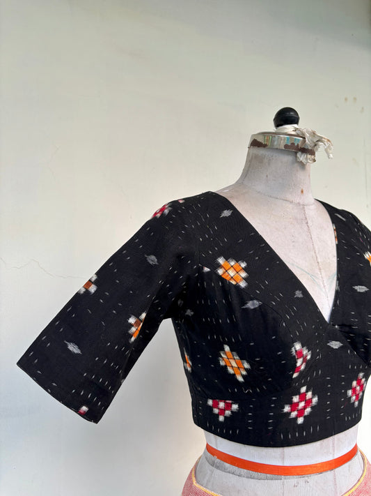 Nandini Handloom Double Ikat Blouse