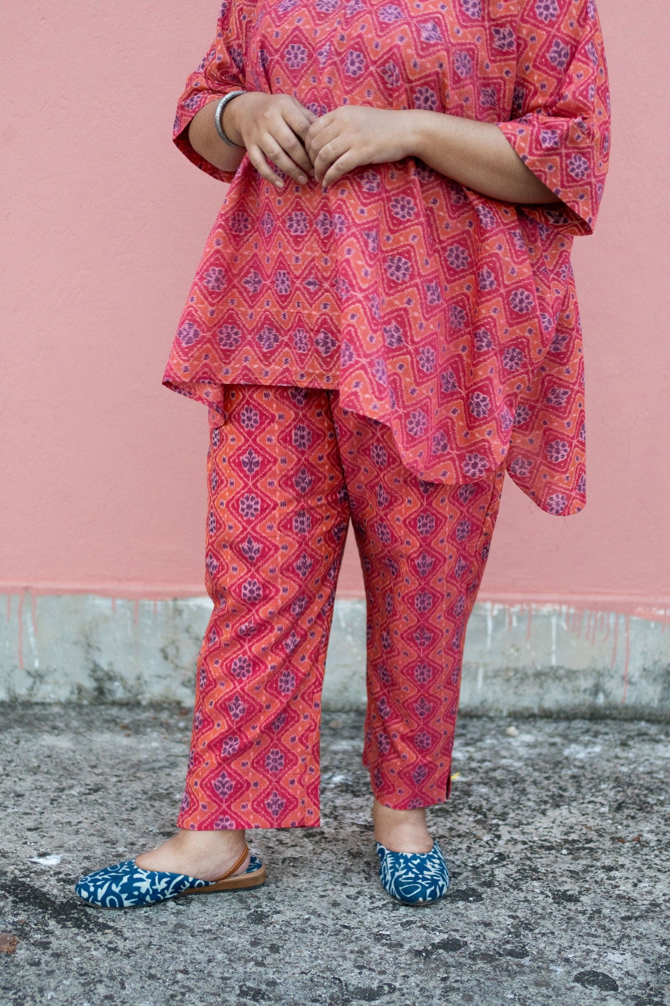Samuka Odisha Ikat handloom trousers in pure cotton