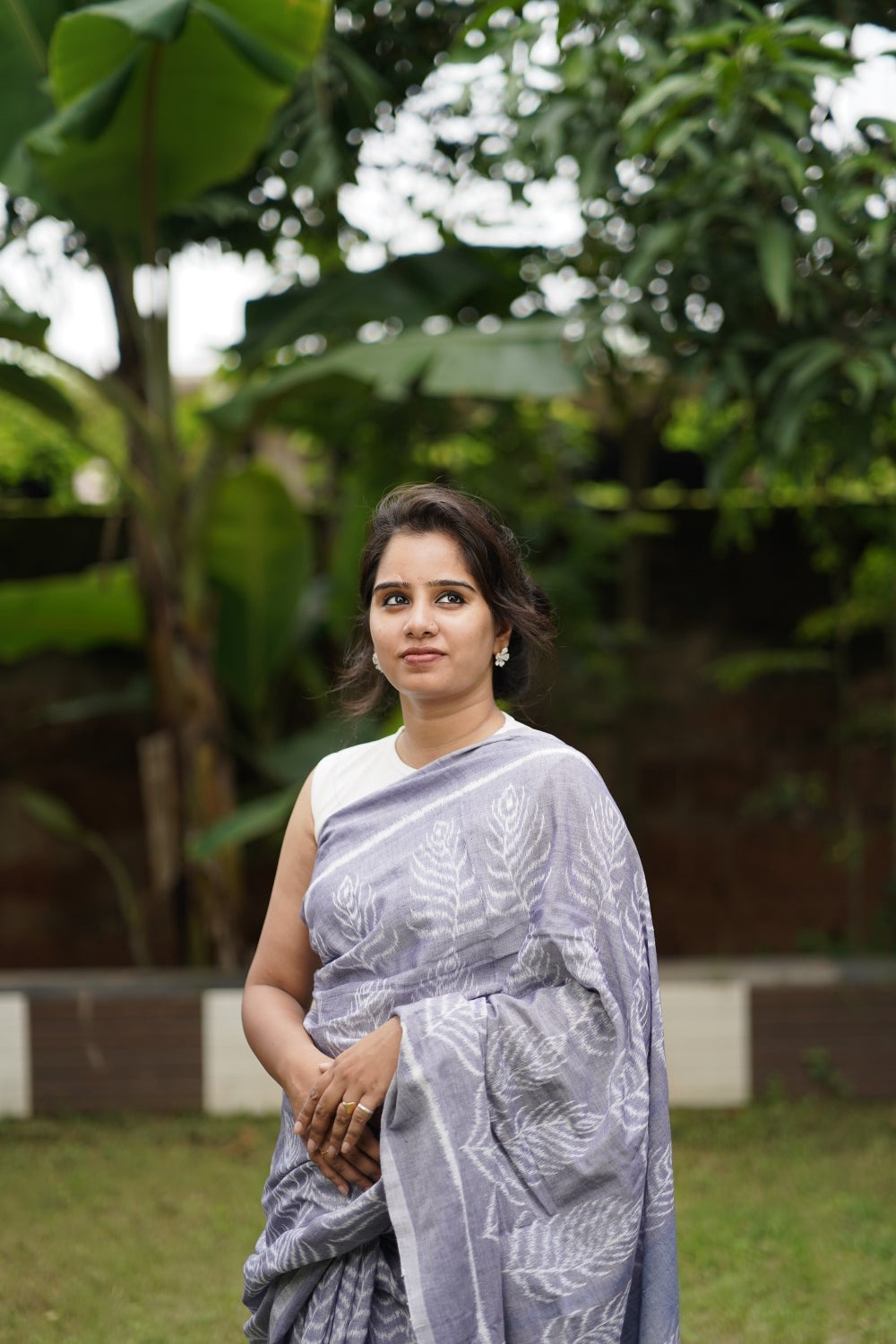 Samuka Odisha Ikat handloom saree in pure cotton in pastel colour