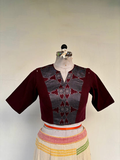 Ratna Handloom Ikat Kotpad Blouse
