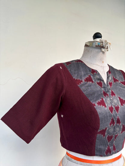 Ratna Handloom Ikat Kotpad Blouse
