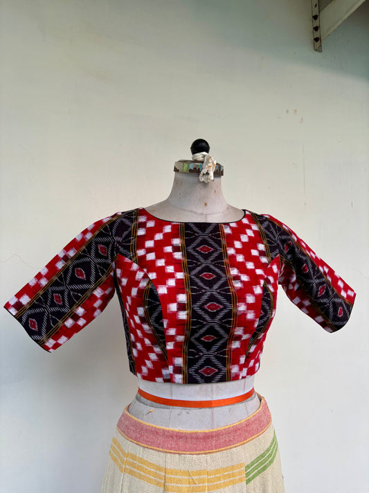 Trupti Handloom Double Ikat Blouse