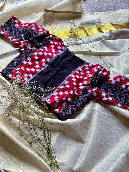 Trupti Handloom Double Ikat Blouse