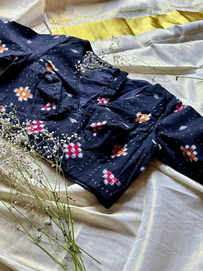 Nandini Handloom Double Ikat Blouse