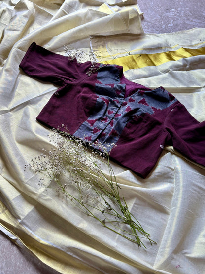 Ratna Handloom Ikat Kotpad Blouse