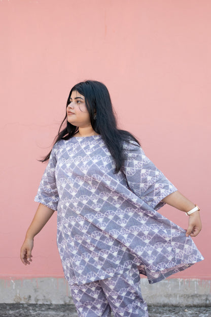 Nilofar Handloom Ikat Co-Ord Set
